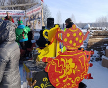 Конкурс оригинальных саней Невозможное возможно прошел в Больших Шапах